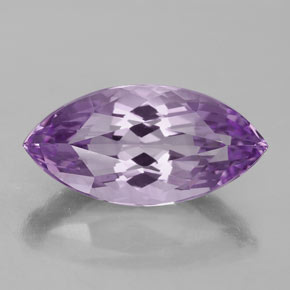 Amatista violeta natural de 6,48 ct, marquesa, VVS-VS