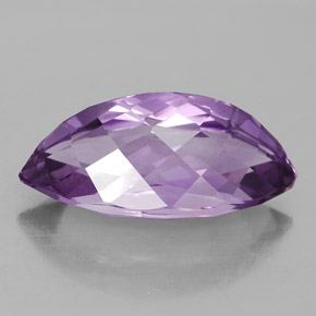 Amatista violeta natural de 9,72 ct, marquesa, VVS