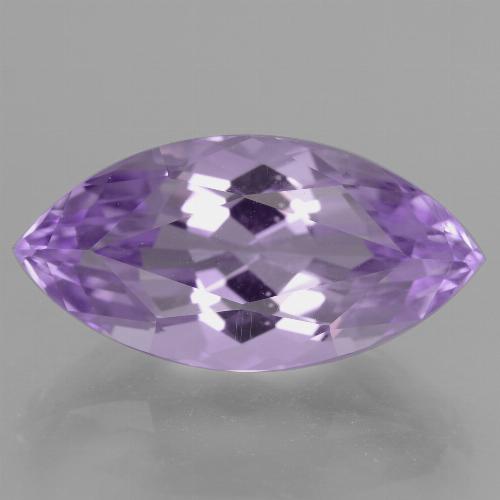Amatista Violeta medio natural de 8.95 ct, Marquesa, VS