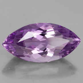 Amatista violeta natural de 8,43 ct, marquesa, VS