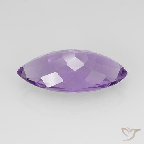 Amatista Violeta oscuro natural de 5.15 ct, Marquesa, VVS
