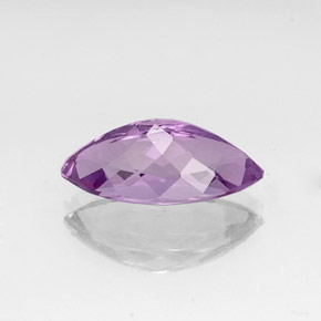 Amatista violeta natural de 5,56 ct, marquesa, VVS