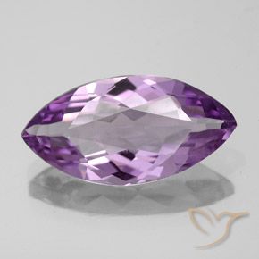4.24ct Natural Violeta rosáceo medio Amatista, Marquesa, VS