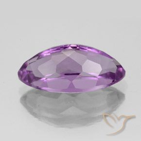 Amatista Violeta púrpura natural de 5.52 ct, Marquesa, VS
