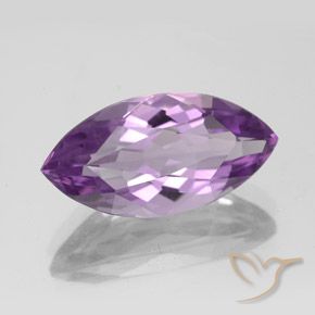 Amatista Violeta púrpura natural de 4.57 ct, Marquesa, VVS-VS