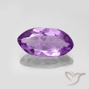 5.72ct Natural Violeta púrpura medio Amatista, Marquesa, VS-SI