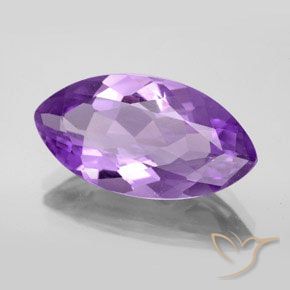 Amatista Violeta vívido natural de 6.40 ct, Marquesa, VS