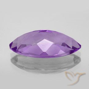 Amatista Violeta vívido natural de 6.40 ct, Marquesa, VS