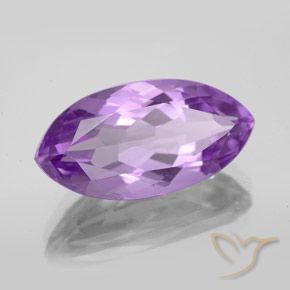 Amatista Violeta púrpura natural de 6.98 ct, Marquesa, VS