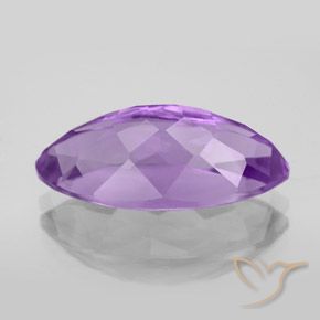 Amatista Violeta púrpura natural de 6.98 ct, Marquesa, VS