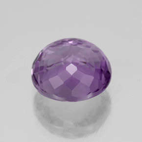 Amatista Violeta natural de 5.13 ct, Corte Redondo, VS