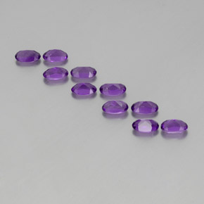 Gemas de Amatista Violeta natural de  ct, Corte Óvalo, VVS-VS