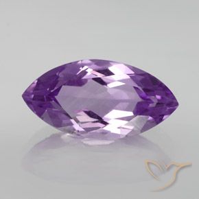6.27ct Natural Violeta púrpura medio Amatista, Marquesa, VVS-VS