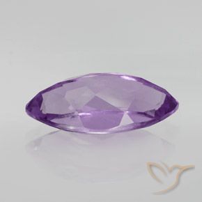 Amatista Violeta púrpura medio natural de 6.27 ct, Marquesa, VVS-VS