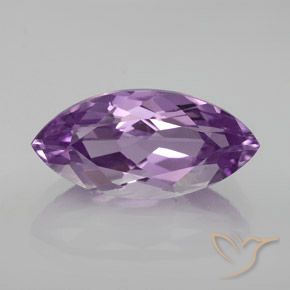 7.67ct Natural Violeta medio claro Amatista, Marquesa, VVS-VS
