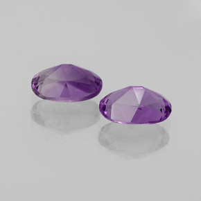 Gemas de amatista violeta natural de  ct, corte óvalo, VVS-VS