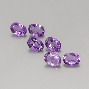 Gemas de Amatista Violeta natural de  ct, Corte Óvalo, VVS-VS