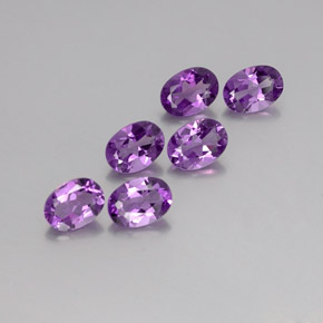Gemas de amatista violeta rosado natural de 4,16 ct, corte óvalo, VVS-VS