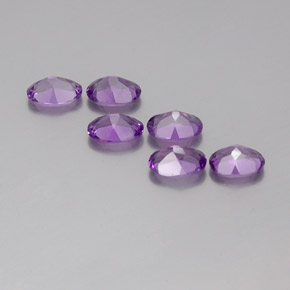 Gemas de amatista violeta rosado natural de 4,16 ct, corte óvalo, VVS-VS