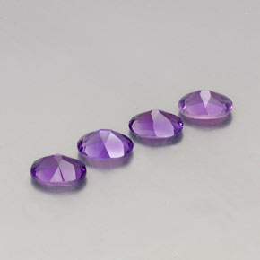 Gemas de amatista violeta natural de  ct, corte óvalo, VVS-VS