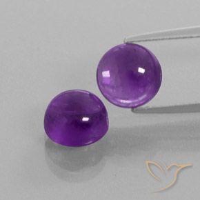 4.92ctw Natural Violeta medio Amatista, Redondo, Transparente