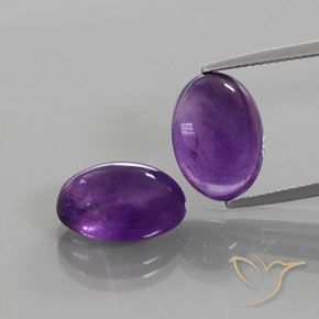 13.44ctw Natural Violeta intenso Amatista, Ovalada, Transparente