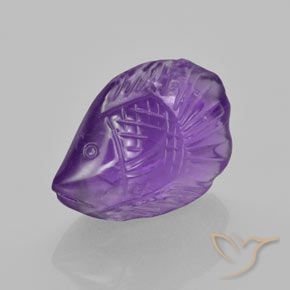 Amatista Violeta medio natural de 7.22 ct, Elegante, Transparente