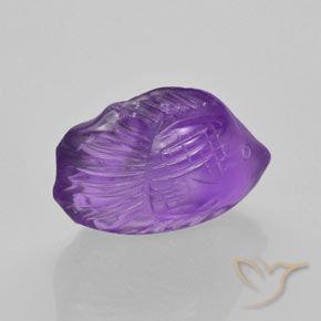 Amatista Violeta medio natural de 7.22 ct, Elegante, Transparente