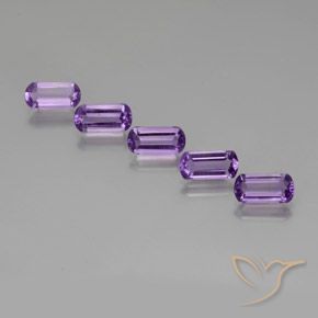 4.97ctw Natural Violeta púrpura intenso Amatista, Elegante, VS