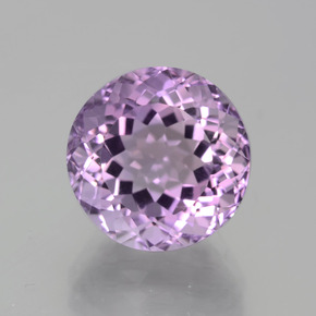 Amatista violeta natural de 6,97 ct, corte redondo, VVS-VS