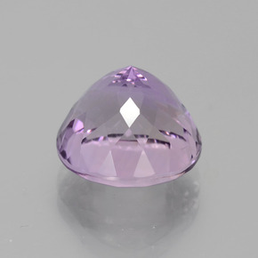 Amatista violeta natural de 6,97 ct, corte redondo, VVS-VS