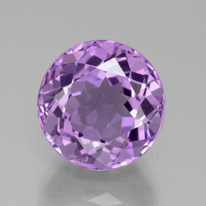 Amatista violeta natural de 7,87 ct, corte redondo, VVS-VS