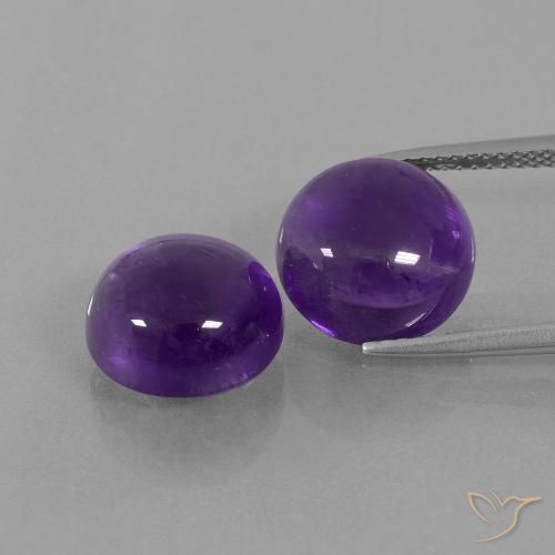 11.04ctw Natural Violeta medio Amatista, Redondo, Transparente