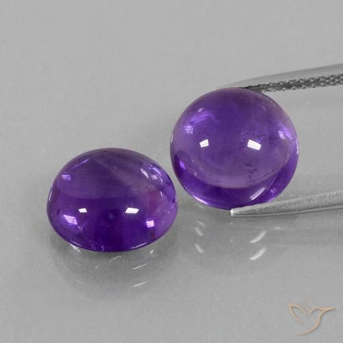 9.45ctw Natural Violeta medio Amatista, Redondo, Transparente