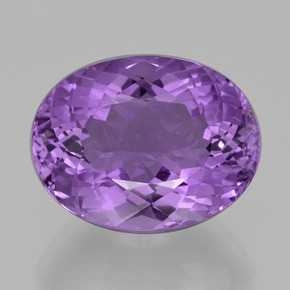 Amatista Violeta natural de 15.28 ct, Corte Óvalo, VVS-VS