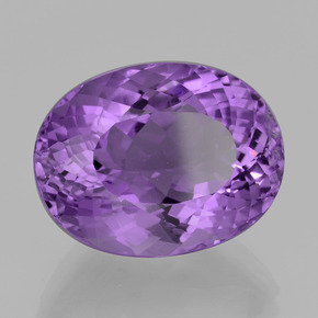 Amatista Violeta natural de 15.28 ct, Corte Óvalo, VVS-VS