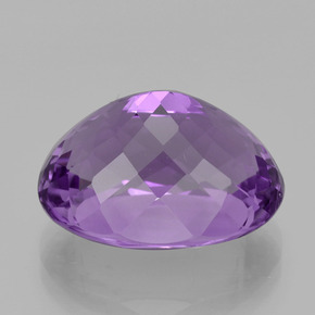 Amatista Violeta natural de 15.28 ct, Corte Óvalo, VVS-VS