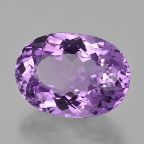 Amatista violeta natural de 8,93 ct, corte óvalo, VVS