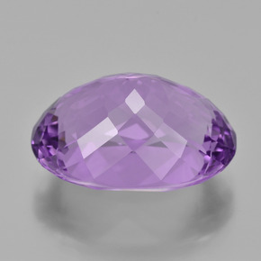 Amatista violeta natural de 8,93 ct, corte óvalo, VVS