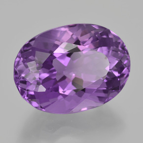 Amatista Violeta natural de 11.94 ct, Corte Óvalo, VVS