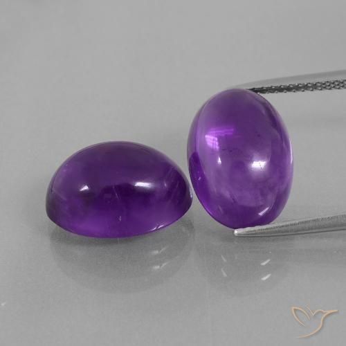 13.84ctw Natural Violeta rojizo Amatista, Ovalada, Transparente