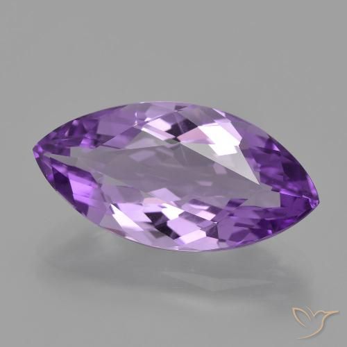6.24ct Natural Violeta medio Amatista, Marquesa, VS