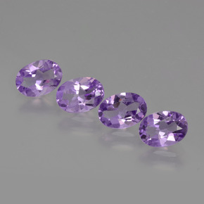 Gemas de Amatista Violeta natural de 2.70 ct, Corte Óvalo, VS