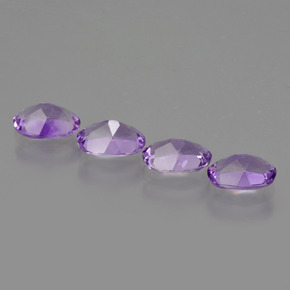 Gemas de Amatista Violeta natural de 2.70 ct, Corte Óvalo, VS