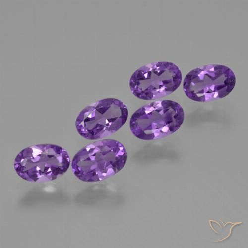 2.49ctw Natural Violeta oscuro Amatista, Ovalada, VVS-VS