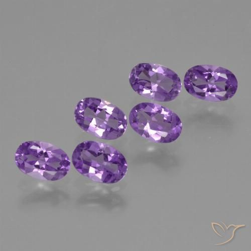2.48ctw Natural Violeta oscuro Amatista, Ovalada, VVS-VS