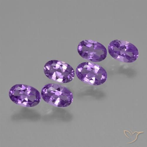 2.35ctw Natural Violeta medio Amatista, Ovalada, VS
