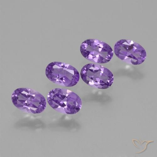 2.39ctw Natural Violeta vívido Amatista, Ovalada, VVS-VS