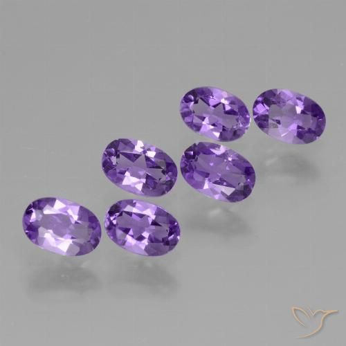 2.63ctw Natural Violeta oscuro Amatista, Ovalada, VVS-VS