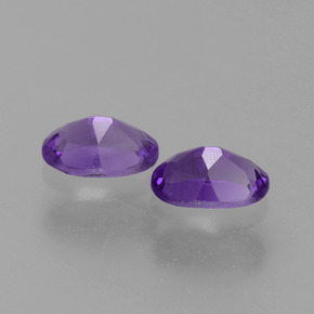 Gemas de Amatista Violeta natural de  ct, Corte Óvalo, VS